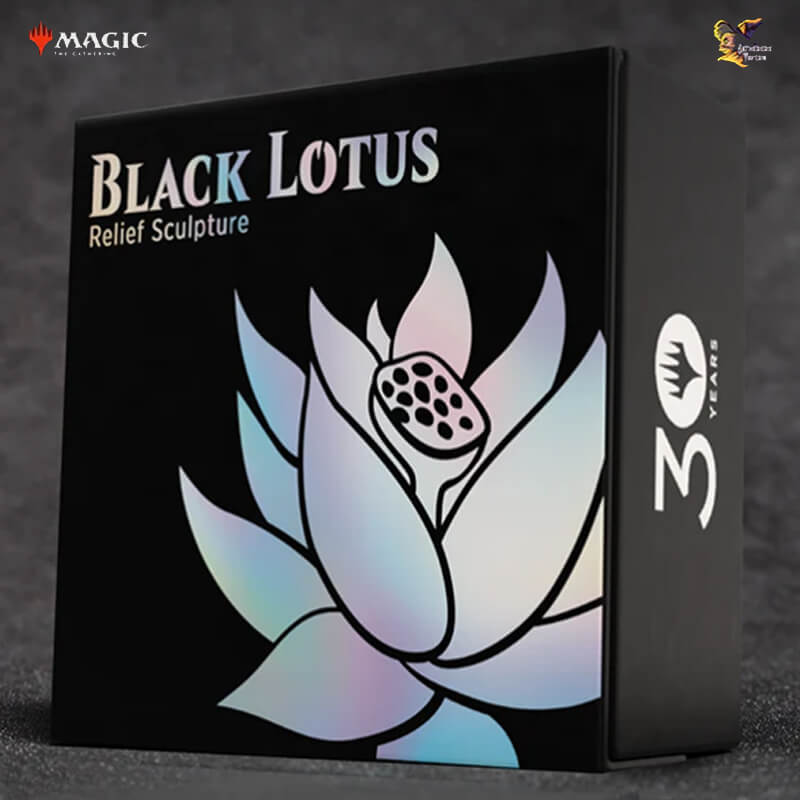 GT- Black lotus Relief Sculpture