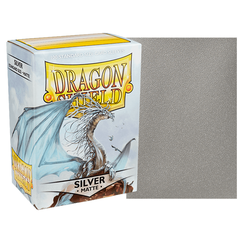 DS 100 Matte Sleeves - Silver 'Caelum'