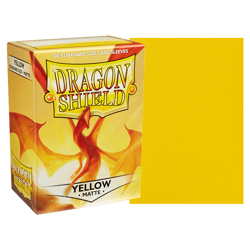 DS 100 Matte Sleeves - Yellow 'Elichaphaz'