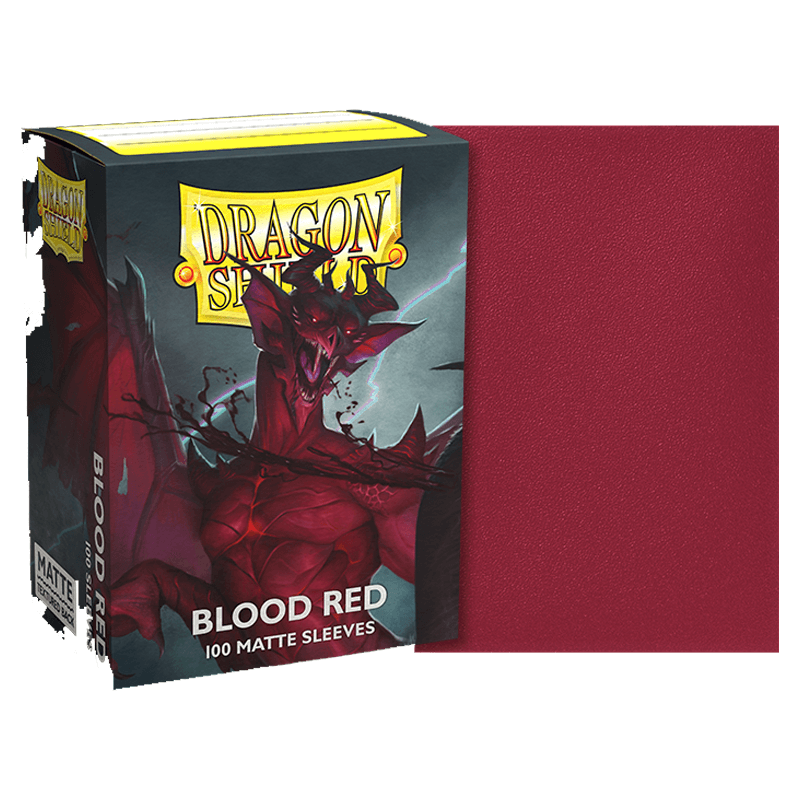 DS 100 Matte Sleeves - Blood Red 'Simurag'