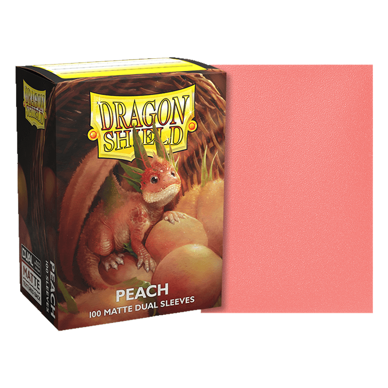 DS 100 Matte Dual Sleeves - Peach 'Piip'