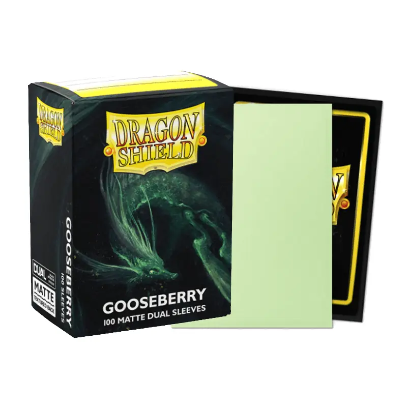 DS 100 Matte Dual Sleeves - Pastels - Gooseberry