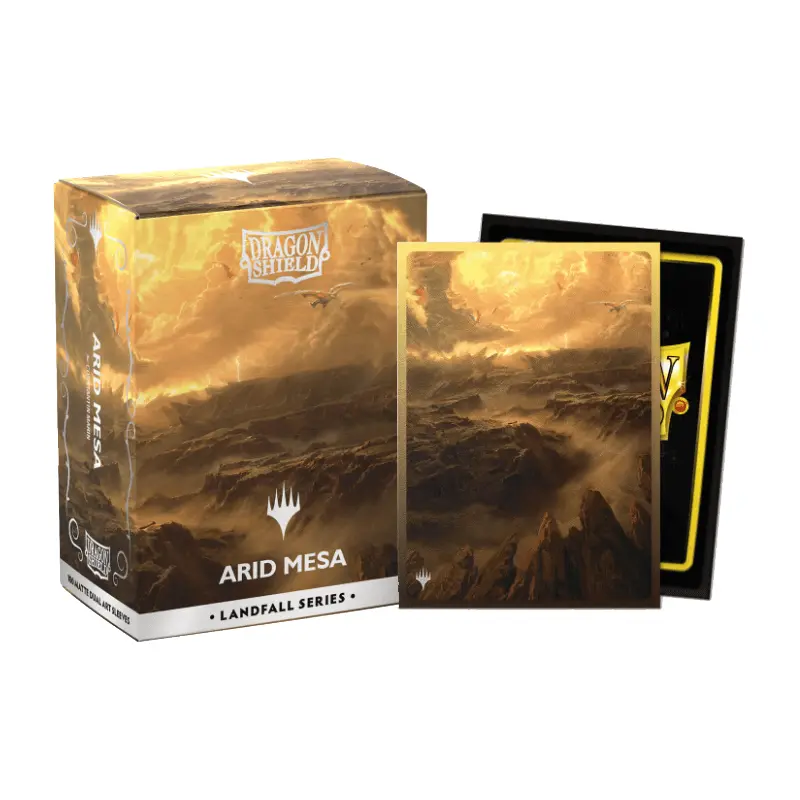 DS 100 Dual Matte Art Sleeves - MTG Landfall Series - Arid Mesa