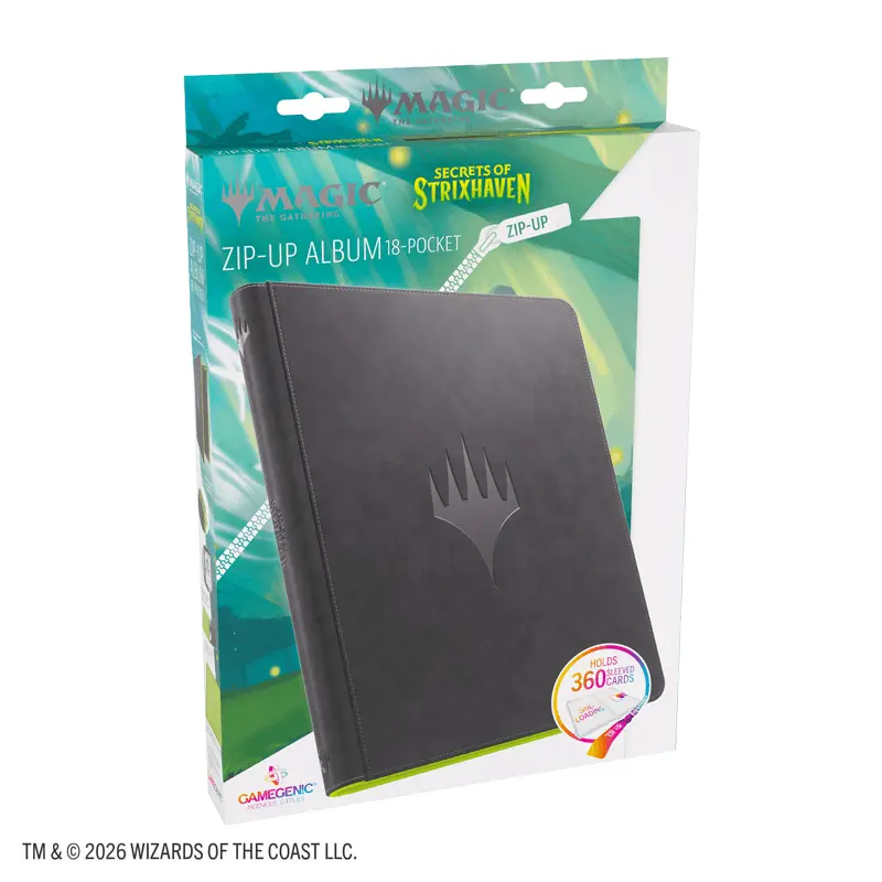 GG Zip-Up Album 18-Pocket MTG: SECRETS OF STRIXHAVEN - Black/Green