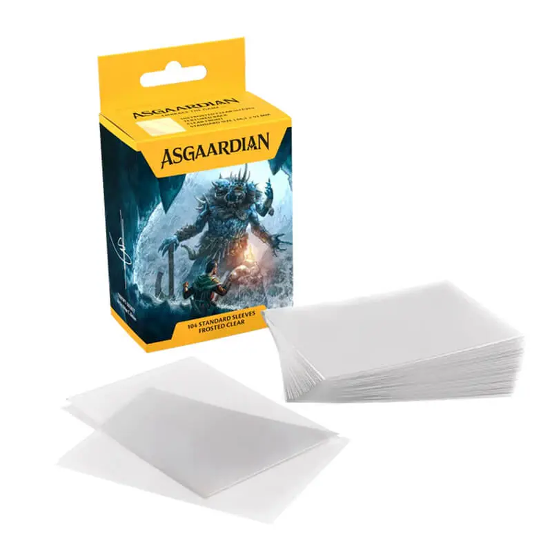 Asgaardian - Frosted Clear Standard Sleeves