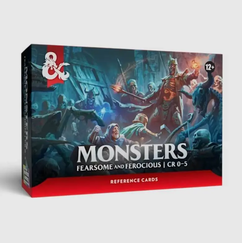 D&D Reference Cards Monsters: Fearsome and Ferocious
