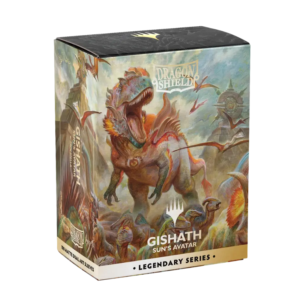 DS 100 Matte Dual Art Sleeves - MTG Legendary Series - Gishath, Sun´s Avatar