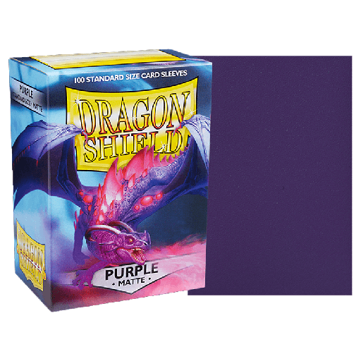 [AT-11009] DS 100 Matte Sleeves - Purple 'Miasma'