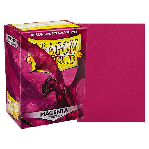 [AT-11026] DS 100 Matte Sleeves - Magenta 'Fuchsin'