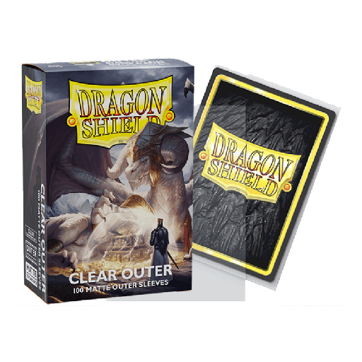 [AT-13002] DS 100 Matte Outer Sleeves - Matte Clear