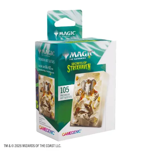 [GGS15144ML] GG 105 Premium Art Sleeves MTG: SECRETS OF STRIXHAVEN - Quintorius, History Chaser