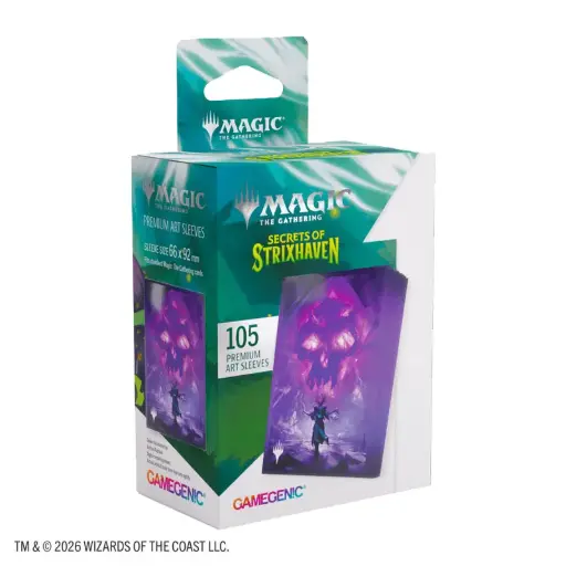 [GGS15154ML] GG 105 Premium Art Sleeves MTG: SECRETS OF STRIXHAVEN - Swamp