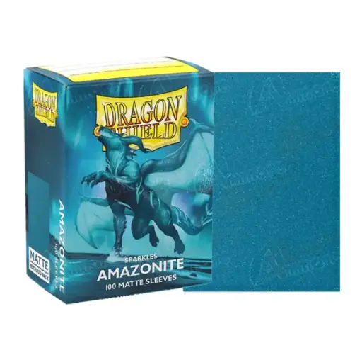 [AT-11062] DS 100 Matte Sleeves - Amazonite