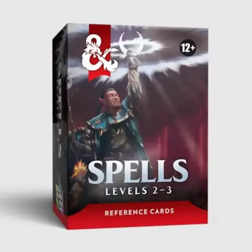 [D60370000] D&D Reference Cards Spells: Levels 2–3