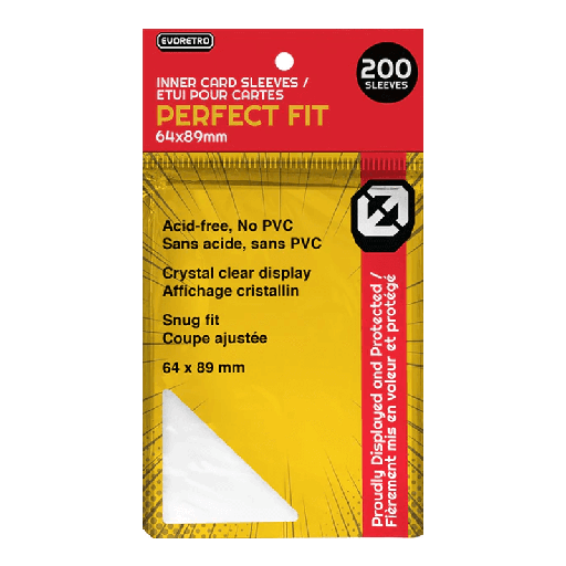[EVO-2063] EVORETRO - 200 Perfect Fit Standard Sleeves